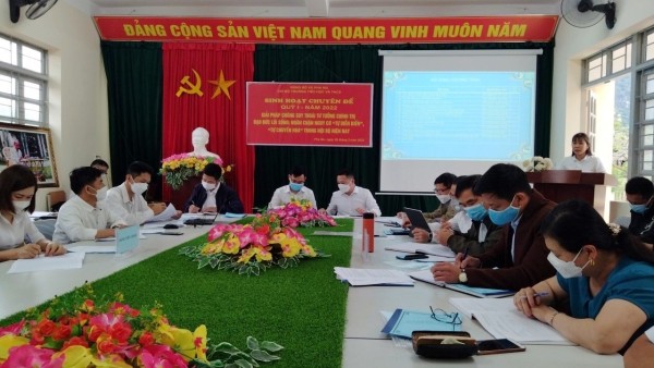 Buổi sinh hoạt chuyên đề mẫu tại Chi bộ Trường Tiểu học và THCS xã Pha Mu, xổ số trực tuyến minh ngọc
.