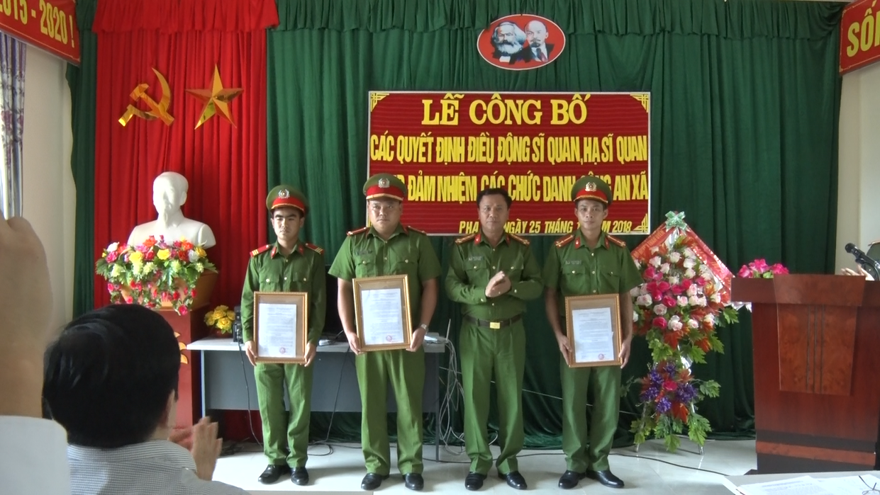 công bố QĐ CA xã 1