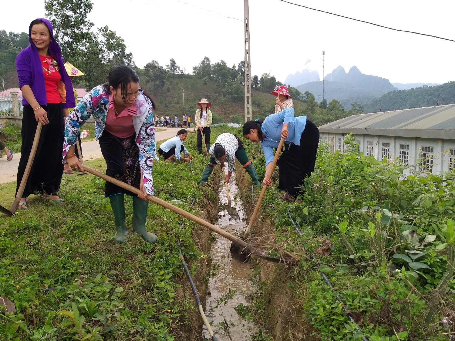 Ra quân chung tay xây dựng nông thôn mới