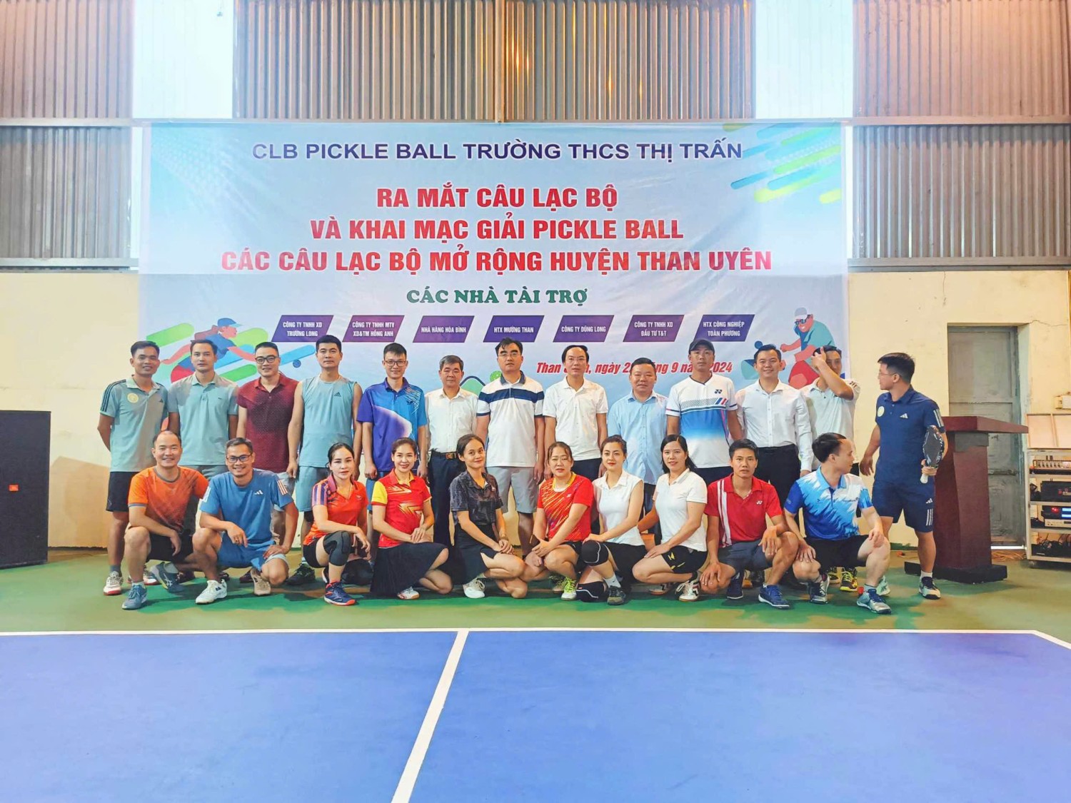 Lễ ra mắt câu lạc bộ và khai mạc giải Pickleball các câu lạc bộ mở rộng xổ số trực tuyến minh ngọc
