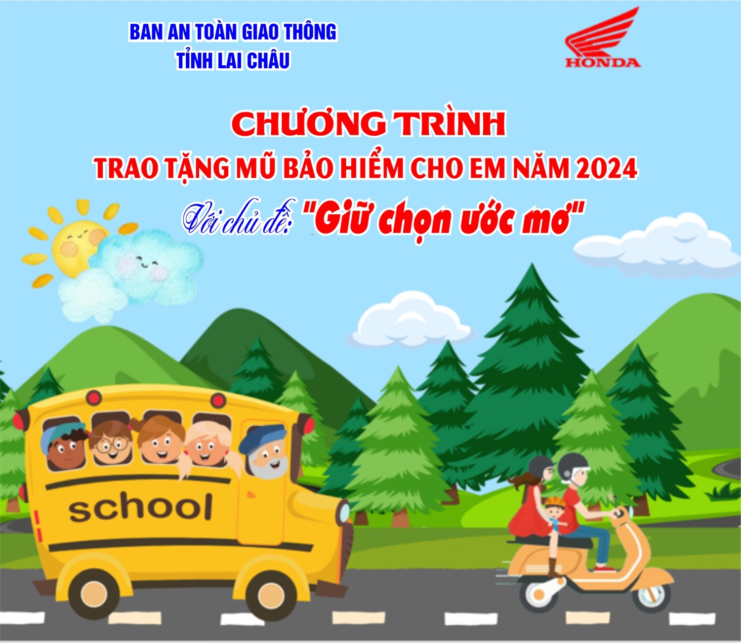 Chương trình trao tặng Mũ bảo hiểm cho trẻ em năm 2024